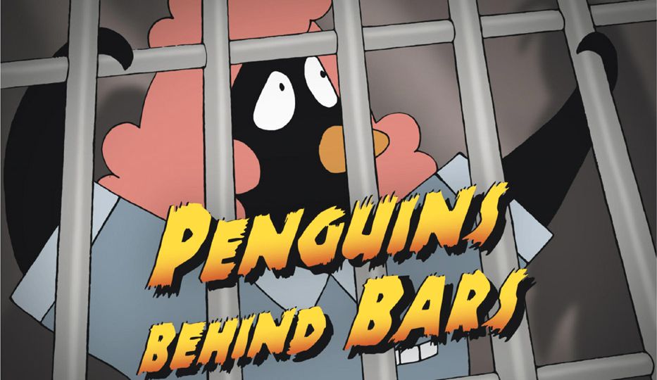 Penguins Behind Bars